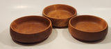 Vintage Baribocraft Barbo-Maid Maple Wood Salad Bowls Set of 3 Made in Canada