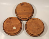 Vintage Baribocraft Barbo-Maid Maple Wood Salad Bowls Set of 3 Made in Canada