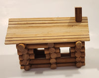 Lincoln Logs Cabin Wood Play Set 64 Pc