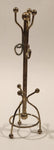 Vintage Coat Rack Dollhouse Brass Miniature 6" Tall