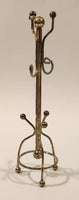 Vintage Coat Rack Dollhouse Brass Miniature 6" Tall