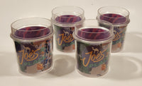 1994 RJRTC Camel Cigarettes Smokes Joe's Place Set of 4 Plastic Drinking Cups Tobacciana Collectible