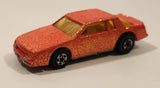 1992 Hot Wheels Speed Fleet Chevy Stocker Pink Orange Glitter Die Cast Toy Car Vehicle