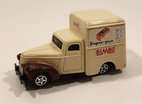 Rare Proarce Bimbo Super Pan 1940s Ford Delivery Truck Plastic Die Cast Toy Car Vehicle