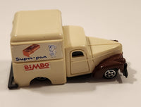 Rare Proarce Bimbo Super Pan 1940s Ford Delivery Truck Plastic Die Cast Toy Car Vehicle