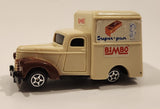 Rare Proarce Bimbo Super Pan 1940s Ford Delivery Truck Plastic Die Cast Toy Car Vehicle