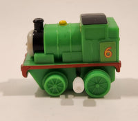 1997 Tomy Britt Allcroft Thomas &amp; Friends Percy Green Plastic Wind Up Toy Train Locomotive