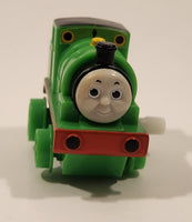 1997 Tomy Britt Allcroft Thomas &amp; Friends Percy Green Plastic Wind Up Toy Train Locomotive