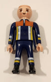 1997 Geobra PlayMobil Firefighter Toy Figure No Hair