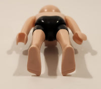 Geobra PlayMobil Shirtless Male in Black Swim Suit Toy Figure No Hair