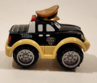 2002 Maisto Hasbro Tonka Lil Chuck & Friends Police Cop Car Dark Blue Die Cast Toy Car Vehicle