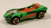 1995 Hot Wheels Track System Flashfire Bright Green Die Cast Toy Car Vehicle