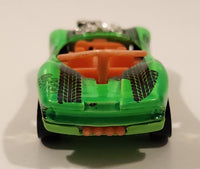 1995 Hot Wheels Track System Flashfire Bright Green Die Cast Toy Car Vehicle