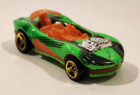 1995 Hot Wheels Track System Flashfire Bright Green Die Cast Toy Car Vehicle