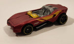 2014 Hot Wheels HW Off-Road: Stunt Circuit Carbonic Dark Red Die Cast Toy Car Vehicle