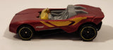 2014 Hot Wheels HW Off-Road: Stunt Circuit Carbonic Dark Red Die Cast Toy Car Vehicle