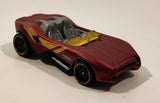 2014 Hot Wheels HW Off-Road: Stunt Circuit Carbonic Dark Red Die Cast Toy Car Vehicle