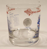 Very Rare 1993 AMK Souvenirs MLB Toronto Blue Jays 1993 World Champions The Dynasty Continues Team Roster 3 1/2" Tall Glass Cup