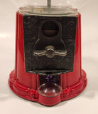 Vintage Continental Gumball Candy Dispenser Machine Coin Bank Metal with Glass Globe 11" Tall