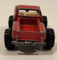 Rare Vintage Yatming No. 1091 4x4 Chevy Pickup Truck Red Die Cast Toy Car Vehicle