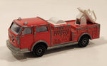 Vintage Majorette Pompier Fire Ladder Truck No. 207 Red 1/100 Scale Die Cast Toy Car Firefighting Rescue Emergency Vehicle