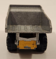 Majorette No. 274 Benne Carriere Quarry Super Dump Truck 1/100 Scale Yellow Grey  Die Cast Toy Car Vehicle