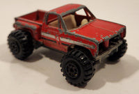 Rare Vintage Yatming No. 1091 4x4 Chevy Pickup Truck Red Die Cast Toy Car Vehicle