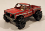 Rare Vintage Yatming No. 1091 4x4 Chevy Pickup Truck Red Die Cast Toy Car Vehicle