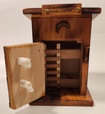 Snooze You Lose Wood Double Decker Outhouse Model Funny Gag Gift