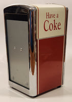 1992 Coca Cola Have a Coke Red White and Chrome Napkin Dispenser