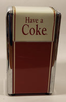 1992 Coca Cola Have a Coke Red White and Chrome Napkin Dispenser