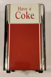 1992 Coca Cola Have a Coke Red White and Chrome Napkin Dispenser