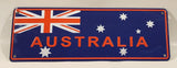 Australia Flag Souvenir Embossed Metal License Plate Tag