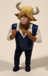 2021 McDonald's Sing 2 Bull Darius The Show-Off 4" Tall Plastic Toy Figure