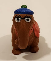 1980s Muppets Applause Sesame Street Characters Snuffleupagus with Hat PVC Toy Figure