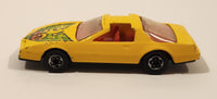 1991 Hot Wheels '80s Firebird Yellow Die Cast Toy Car Vehicle