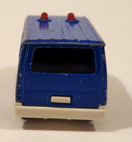 Majorette Sonic Flashers No. 243 Ford Transit Van Police Blue 1/60 Scale Die Cast Toy Car Vehicle