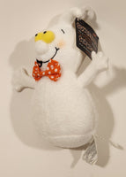 Hallmark Cards Ghost with Halloween Greeting 6 1/2" Tall Stuffed Plush Toy with Tag