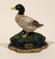 Pat's Home & Garden Mallard Duck Hand Painted Small 4" Cast Iron Door Stop