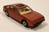 Vintage 1982 Lesney Matchbox No. 8 Rover 3500 Dark Orange Bronze Die Cast Toy Car Vehicle with Opening Sun Roof