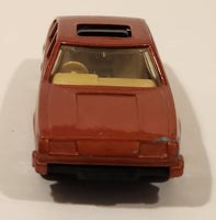 Vintage 1982 Lesney Matchbox No. 8 Rover 3500 Dark Orange Bronze Die Cast Toy Car Vehicle with Opening Sun Roof