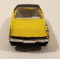 Vintage PlayArt VW Porsche 914 Yellow Die Cast Toy Car Vehicle Made in Hong Kong