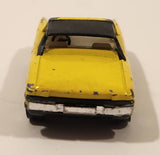 Vintage PlayArt VW Porsche 914 Yellow Die Cast Toy Car Vehicle Made in Hong Kong