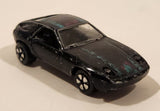 Vintage PlayArt Porsche 928 Black Die Cast Toy Car Vehicle Made in Hong Kong