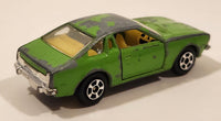 Vintage PlayArt Mazda Cosmo Green Die Cast Toy Car Vehicle with Opening Doors Made in Hong Kong