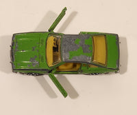 Vintage PlayArt Mazda Cosmo Green Die Cast Toy Car Vehicle with Opening Doors Made in Hong Kong