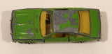 Vintage PlayArt Mazda Cosmo Green Die Cast Toy Car Vehicle with Opening Doors Made in Hong Kong