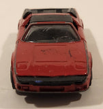 Vintage PlayArt Lamborghini Silhouette Red Die Cast Toy Car Vehicle Made in Hong Kong