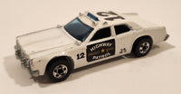 1978 Hot Wheels Flying Colors Highway Patrol Dodge Monaco #12 White Die Cast Toy Car Police Emergency Vehicle