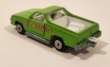 Vintage Majorette No. 296 El Camino SS Green 1/59 Scale Die Cast Toy Car Vehicle with Opening Doors